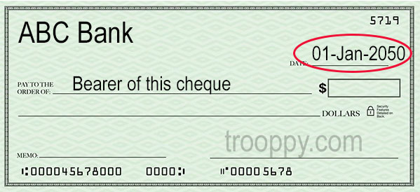 Post Dated Cheque