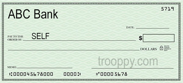 Self Cheque