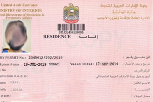 What are the types of Residence Visas in UAE?